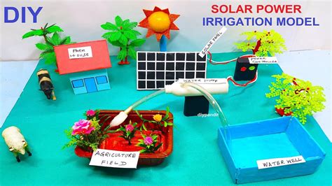 Solar Power Irrigation System Project For School Science Exhibition