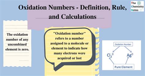 Oxidation Numbers Definition Rule And Calculations