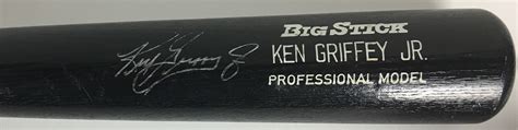 Lot Detail Ken Griffey Jr Signed Professional Model Baseball Bat