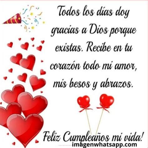 Feliz CumpleaÑos Mi Amor Imágenes Y Frases Imágenes Para Whatsapp