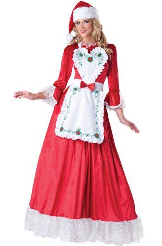 Deluxe Mrs Claus Adult Costume