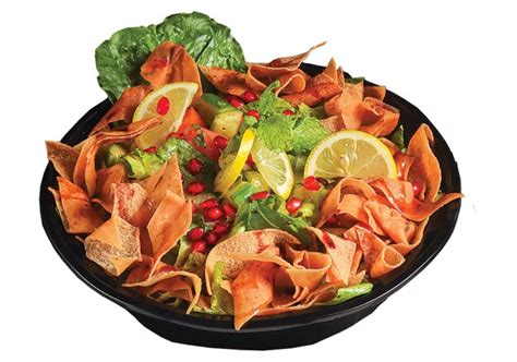 Premium Photo | Fattoush Vegetable salad with toasted bread