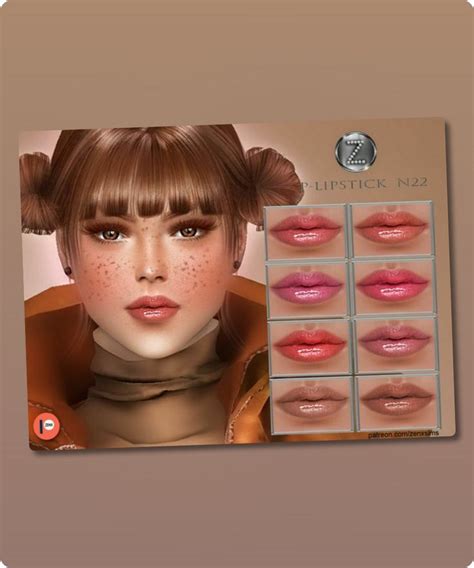 Patreon Early Access Lipstick N By Zenx Sims Cc In