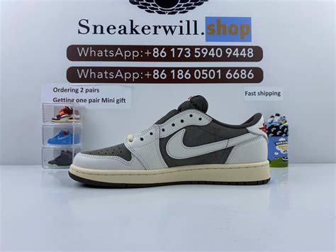 QC of AJ1s low Travis scott low from SneakerWill : r/Repsneakers