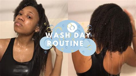 Simple Wash Day Routine On Type 4 Hair Youtube