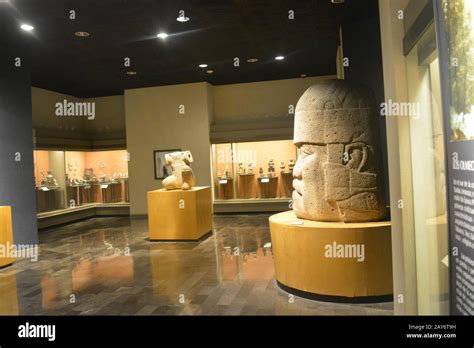 Sala Olmeca en el Museo Nacional de Antropología Ciudad de México