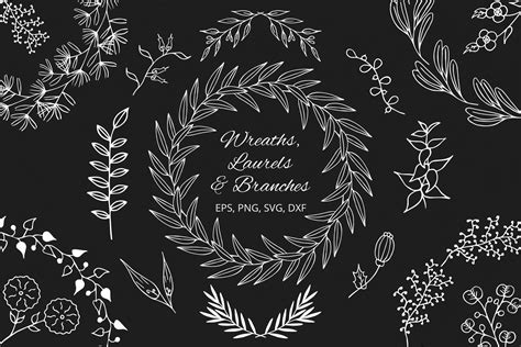 Hand Drawn Wreaths Graphic By Kirill S Workshop Creative Fabrica