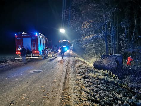 Tragiczny wypadek drogowy na trasie Niesiebędowice Korfantów