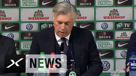 Carlo Ancelotti Wichtiger Sieg Ngstlich Agiert Werder Bremen