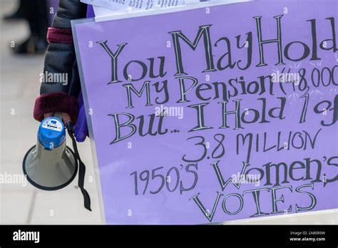 London Uk 5th Nov2019 Women Against State Pension Inequality Waspi