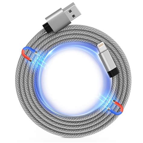 Magtame Iphone Charging Cable Magnetic Coiled Lightning Cable 3 3ft Iphone Charger Cord Mfi