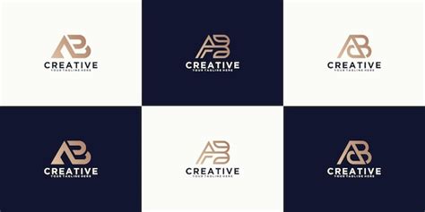 Premium Vector | A collection of logo design inspiration for the letter ...