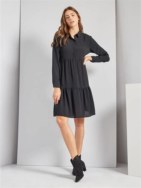 Vestido Camisero JDY Negro Kiabi 25 00