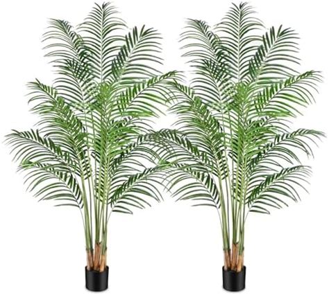 Amazon Qriocioa Artificial Areca Palm Tree 6FT Faux Areca Palm