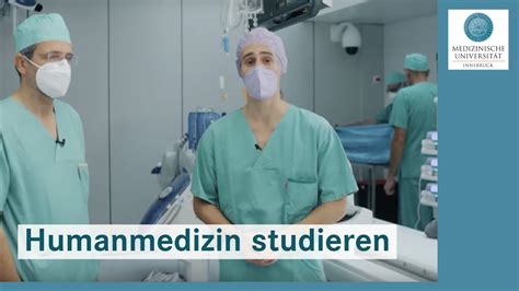 Humanmedizin studieren an der Medizinischen Universität Innsbruck YouTube