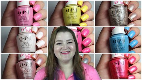 OPI X Barbie Summer 2023 Live Application Comparisons YouTube