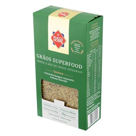 Arroz Integral Pilecco Nobre Quinoa Grãos Superfood Caixa 1kg Sonda