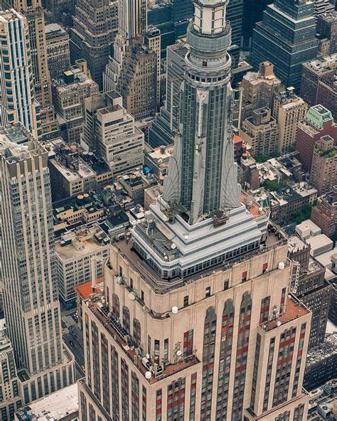 Empire State Building Birds Eye View