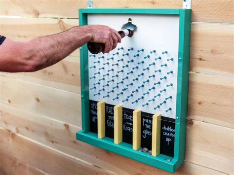 How To Make A Bottle Cap Plinko Game Hgtv