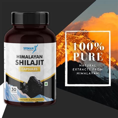 Sriman Himalayan Shilajit Packaging Type Bottle Packaging Size 30