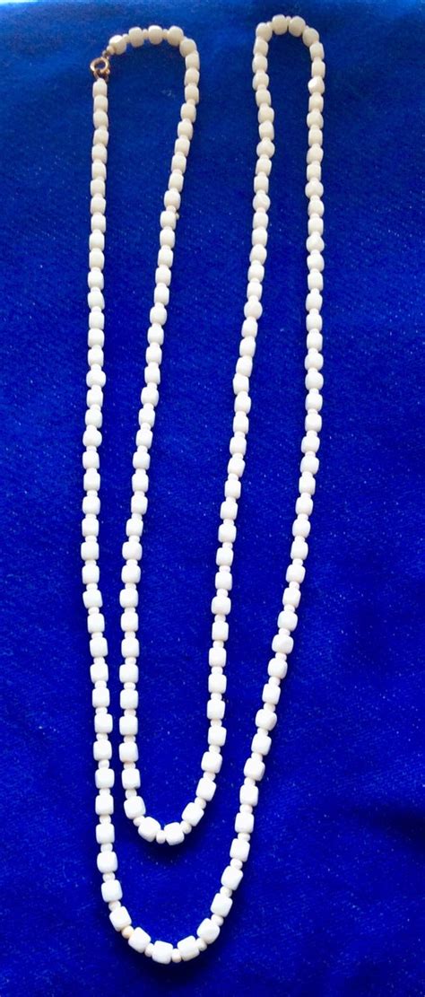 Vintage Milk Glass Bead Gem