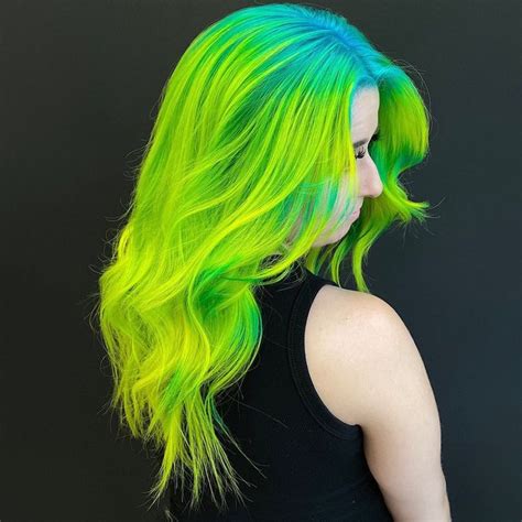 Green Hair Color Ideas To Rock In The Right Hairstyles Neon