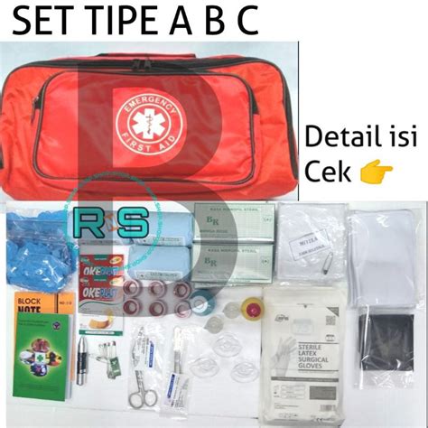 Jual Paket Tas Emergency Slempang First Aid Kit P3k Isi Tipe B Shopee