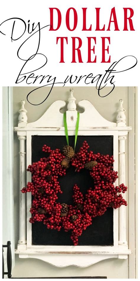 Diy Dollar Tree Embroidery Hoop Berry Wreath Re Fabbed