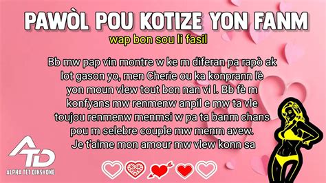 8 Bel Sms Ou Pawol Damou Pou Kotize Yon Fi Pou Konvenk Li Fasil YouTube