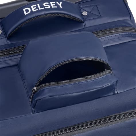 Delsey Paris Raspail Rolling Wheeled Duffle Bag Blue Inch