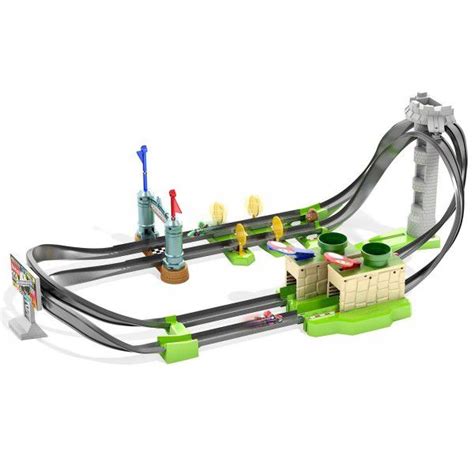 Pista Hot Wheels Mario Kart Mini Circuito De Corrida Mattel Toyshow Tudo De Marvel DC