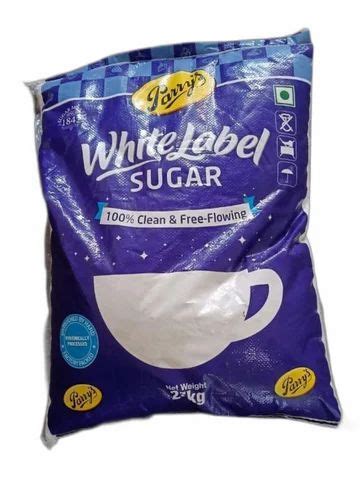 natural parrys white label sugar  kg crystal  rs sack bag