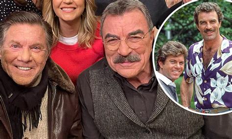 Tom Selleck 78 Enjoys Magnum P I Reunion With Larry Manetti 75 As