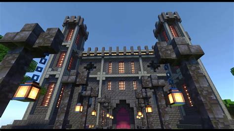 Minecraft Blackstone Castle Schematic Minecraft: How To Buil