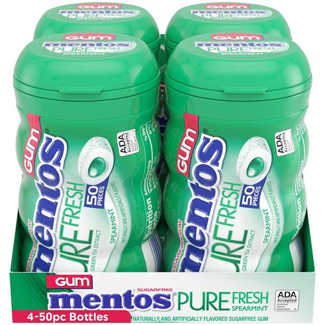 Mentos Goma De Mascar Pure Fresh Goma De Mascar Libre De Az Car Con