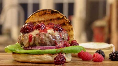 Brie And Berry Burger ~ The Salted Pepper