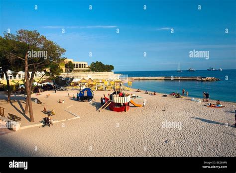 monte carlo beach Stock Photo - Alamy