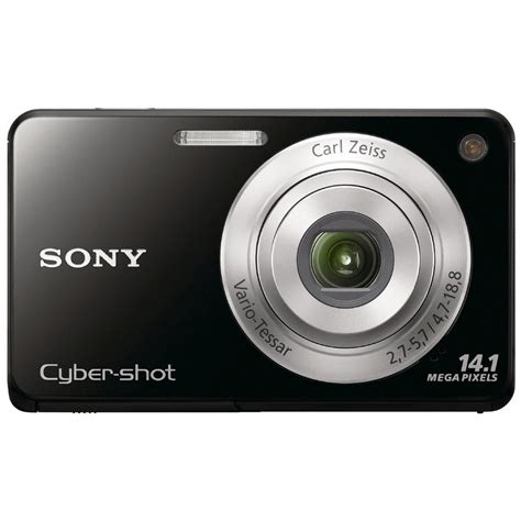 Sony Cyber-shot DSC-W560 14.1 Megapixel Compact Camera, Black - Walmart ...