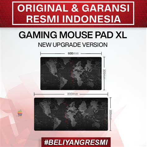 Jual Gaming Mouse Pad XL Desk Mat Motif Peta Dunia 600 X 300 Mm 800 X