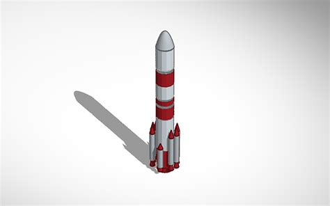 3D design Polar Satellite Launch Vehicle | Tinkercad