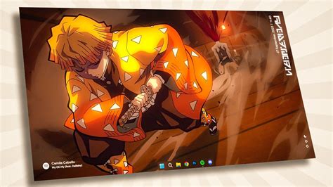 Give Your Desktop A New Look With Demon Slayer Theme Youtube