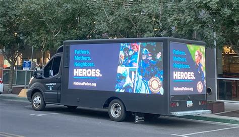 The National Police Association Mobile Billboard Shares The Support The