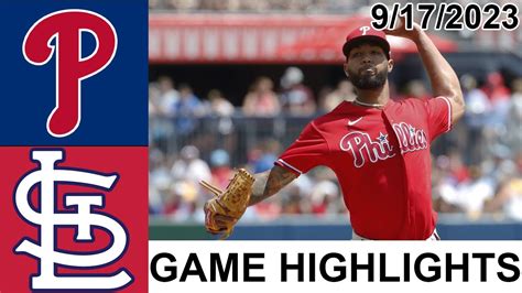 Philadelphia Phillies Vs Stlouis Cardinals Full Highlights Today