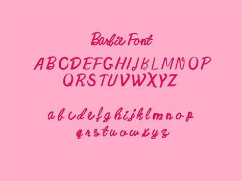 Barbie Font Free Download - Fonts Empire