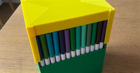 Crayola SuperTips 100 box by Luc Duriez | Download free STL model ...