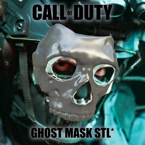 GHOST MASK RILEY CALL OF DUTY MODERN WARFARE COD MW2 | 3D models ...