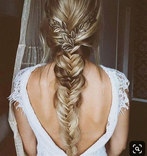 Fish Tail Hair Styles Long Bridal Hair Wedding Hairstyles