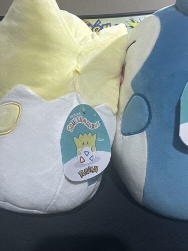 Pokemon Squishmallow Set Of Gengar Pikachu Togepi And Snorlax