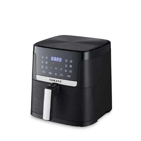 El Iraqi Company Sokany Air Fryer Liter Watt Digital Black