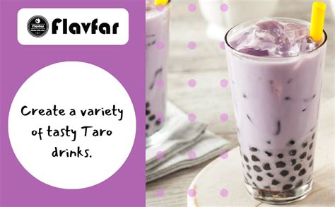 Amazon Flavfar Taro Bubble Tea Powder Polvo De Taro Instant Neo